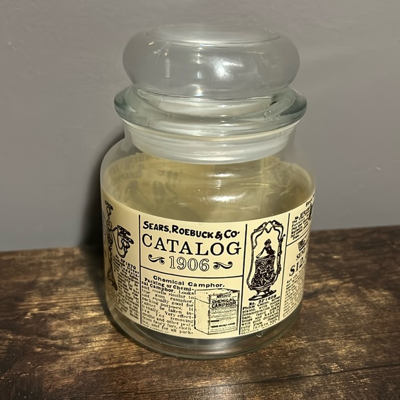 Vintage Sears Roebuck & Company glass jar with lid - Picture 1 of 13